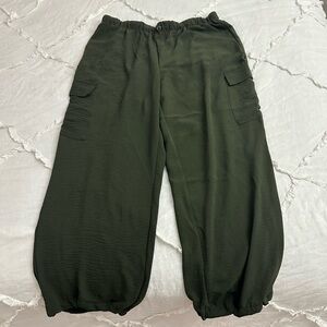 Dark Green Cargo Pants